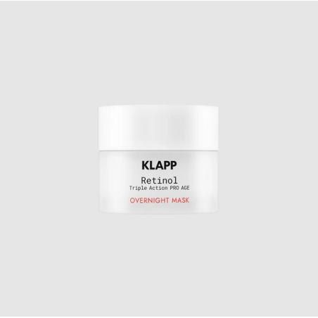 KLAPP Retinol Triple Action Pro Age Overnight Mask 50 ml | Mascarilla Nocturna con Retinol
