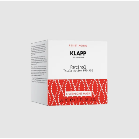 KLAPP Retinol Triple Action Pro Age Overnight Mask 50 ml | Mascarilla Nocturna con Retinol