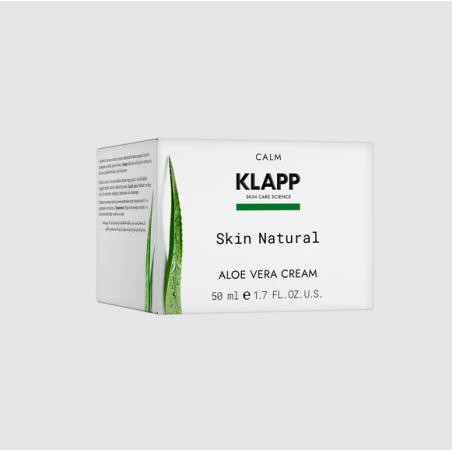 KLAPP Skin Natural Aloe Vera Cream 50 ml | Crema Facial Calmante e Hidratante