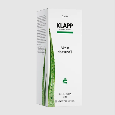 KLAPP Skin Natural Aloe Vera Gel 50 ml | Gel Facial Calmante e Hidratante