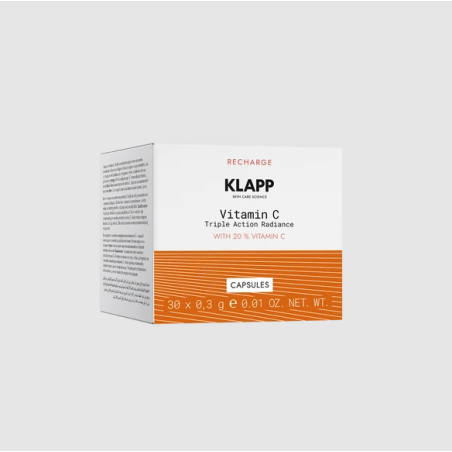 KLAPP Vitamin C Triple Action Radiance 20% Capsules 30 ud | Vitamina C