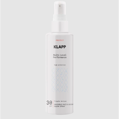 KLAPP Invisible Face & Body Glow Spray SPF 30 200 ml | Protector Solar