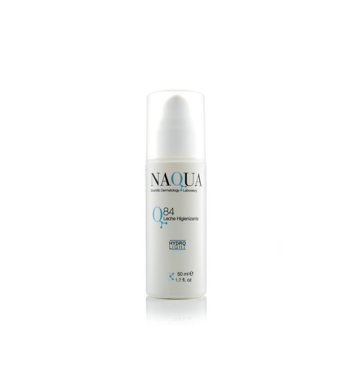 NAQUA Q84 Leche Higienizante 50ml - Limpieza facial suave