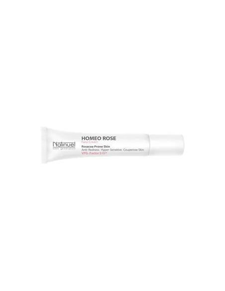 NATINUEL Homeo Rose | Crema Hidratante y Regeneradora para la Piel Sensible