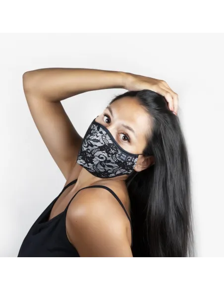 MASCARILLA PREMIUM ENCAJE BLANCO PEPE MOLL
