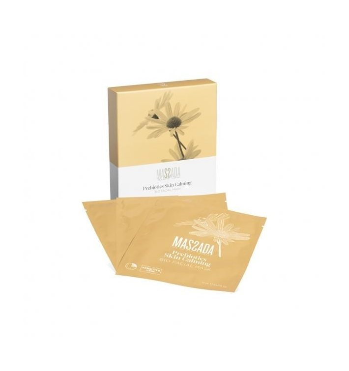 Massada Sensitive Skin Prebiotics Skin Calming Bio Facial Mask | Mascarilla Calmante