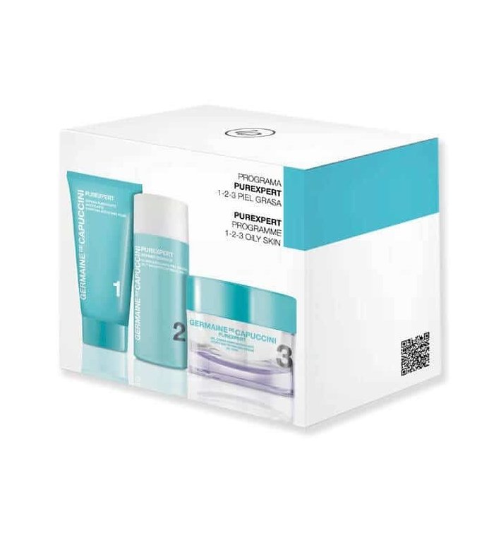 Germaine de Capuccini Purexpert 1-2-3 | Kit Facial para Piel Grasa
