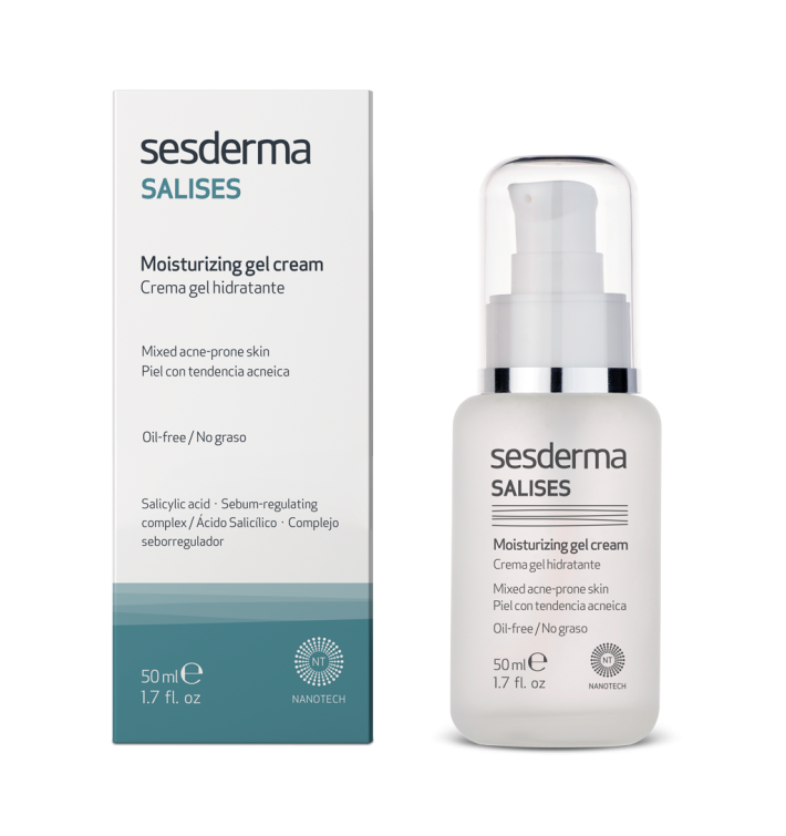 Sesderma Salises Crema Gel | Hidratante para Piel Grasa y con Acné