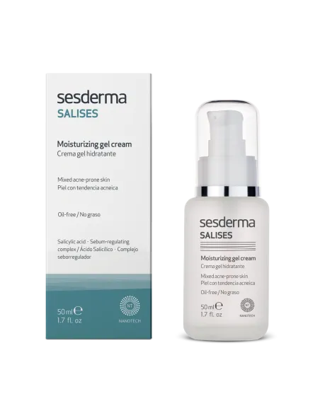 Sesderma Salises Crema Gel | Hidratante para Piel Grasa y con Acné
