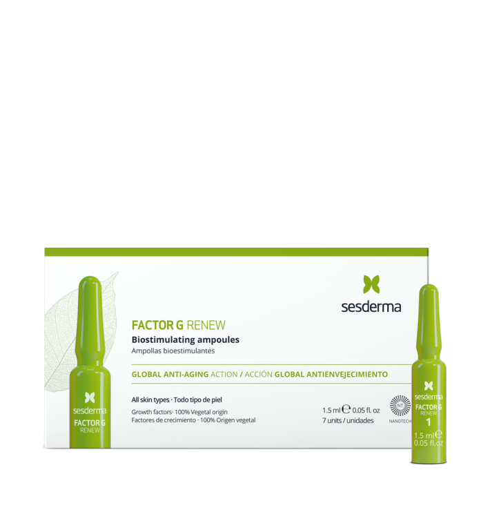 SESDERMA Factor G Renew Ampollas | Bioestimulación y Regeneración Facial