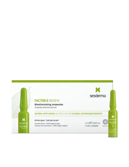 SESDERMA Factor G Renew Ampollas | Bioestimulación y Regeneración Facial