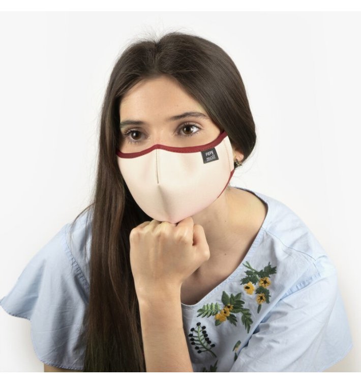 Mascarilla elegant pink pepe moll
