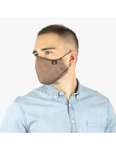 Mascarilla elegant tejano marrón - pepe moll