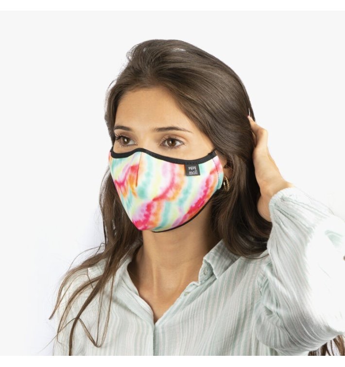 Mascarilla elegant tie dye - pepe moll
