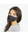 Mascarilla elegant topos rosa - pepe moll