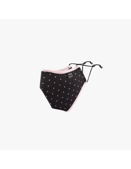 Mascarilla elegant topos rosa - pepe moll