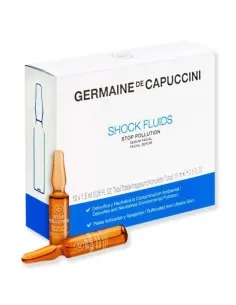 Germaine de Capuccini Shock Fluids Stop Pollution | Ampollas Antipolución y Antioxidantes