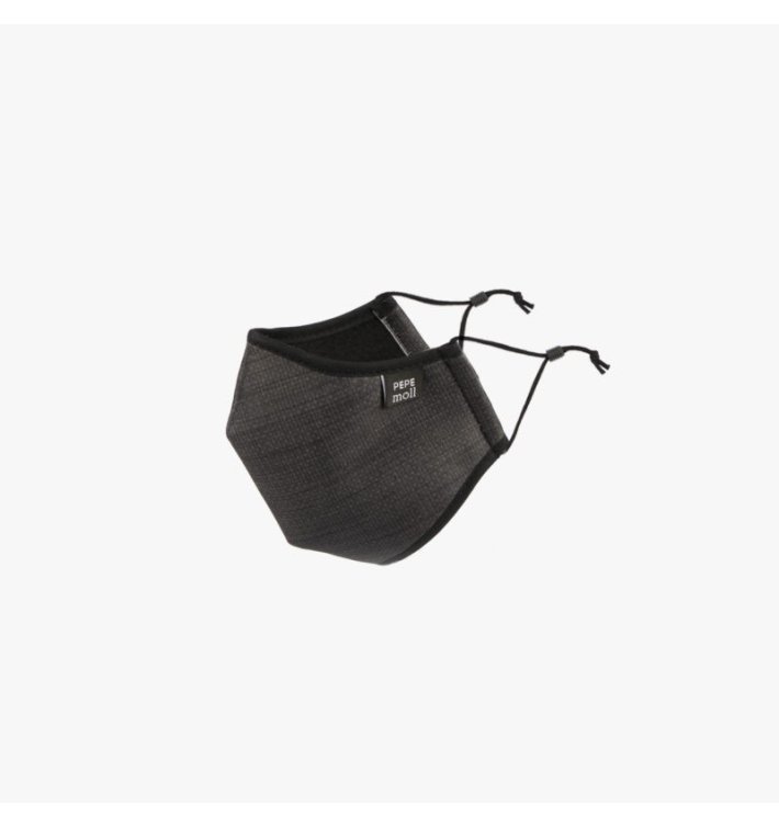Mascarilla elegant lino negro - pepe moll