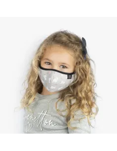 Mascarilla junior conejos gris - pepe moll