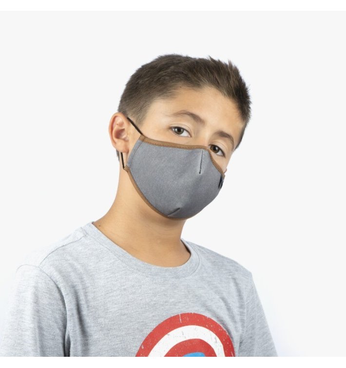Mascarilla junior tejano gris - pepe moll