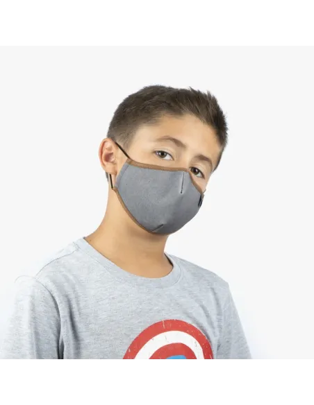 Mascarilla junior tejano gris - pepe moll