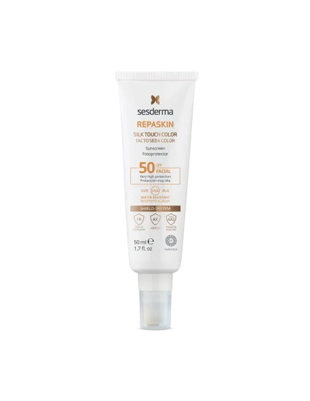 Sesderma Repaskin con Color SPF50 | Protector Solar + Tono Unificado