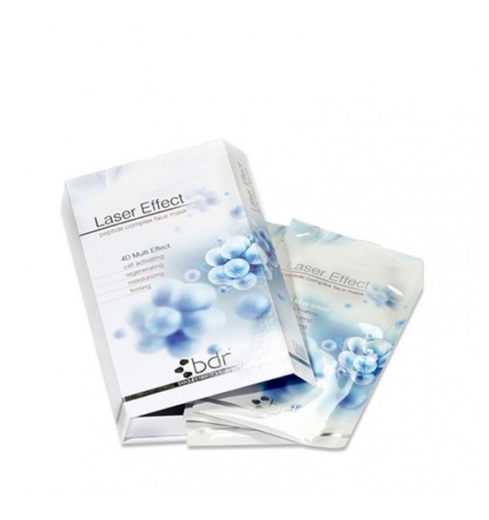 BDR Laser Effect Face Mask – Mascarilla Reafirmante Lifting Inmediato 4 uds