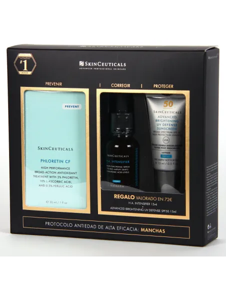 Pack SkinCeuticals Antiedad | Vitamina C + HA + SPF 50