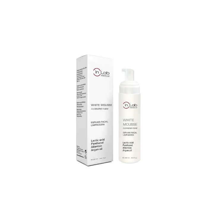 INLAB White Mousse | Espuma Limpiadora Iluminadora y Purificante