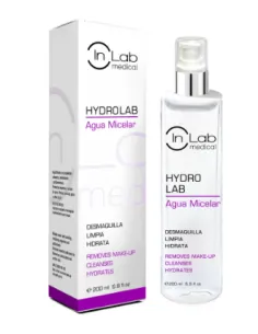 INLAB Hydrolab Agua Micelar | Limpieza Facial Suave, Hidratante y Desmaquillante