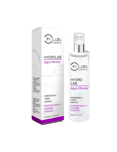 INLAB Hydrolab Agua Micelar | Limpieza Facial Suave, Hidratante y Desmaquillante