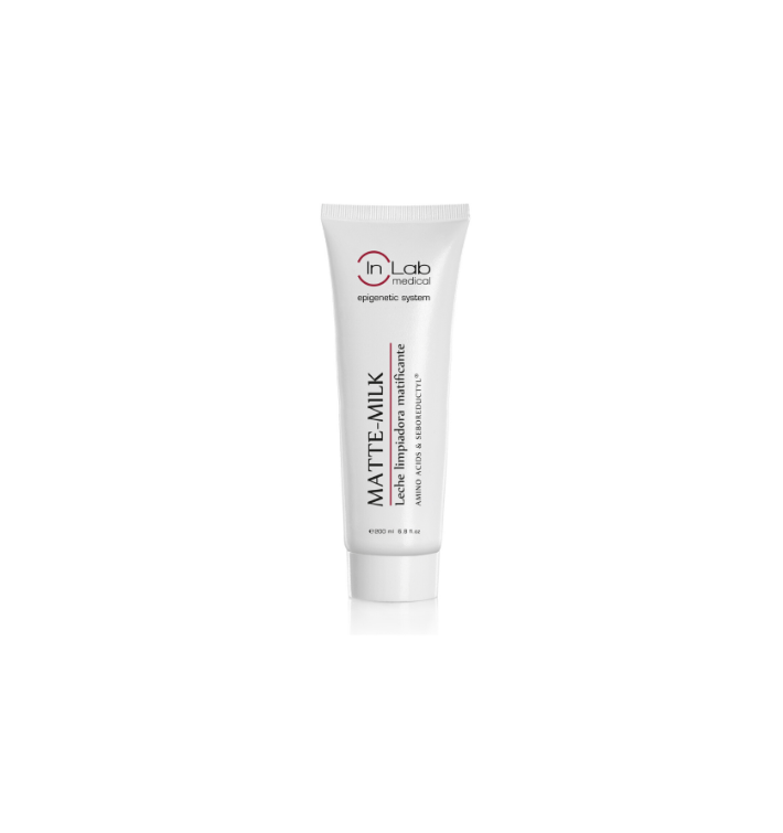 INLAB Matte-Milk Leche Limpiadora Matificante | Limpieza Facial para Piel Mixta y Grasa