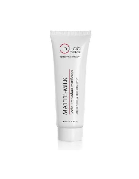 INLAB Matte-Milk Leche Limpiadora Matificante | Limpieza Facial para Piel Mixta y Grasa