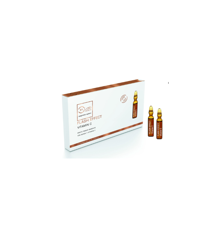 INLAB Ampollas Flash Effect Vitamin C | Ampollas Iluminadoras con Vitamina C y Efecto Flash