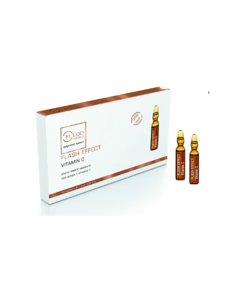 INLAB Ampollas Flash Effect Vitamin C | Ampollas Iluminadoras con Vitamina C y Efecto Flash