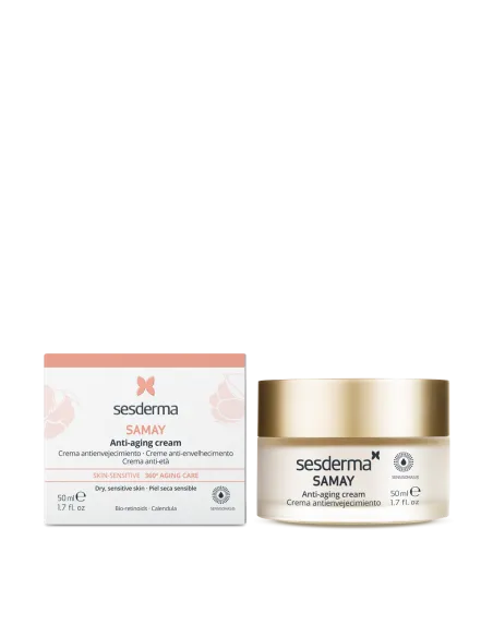 Sesderma Samay Crema | Crema Antiedad para Piel Sensible y Reactiva