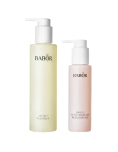 BABOR Set HY-ÖL & Phyto HY-ÖL Booster Reactivating | Doble Limpieza Nutritiva y Regeneradora