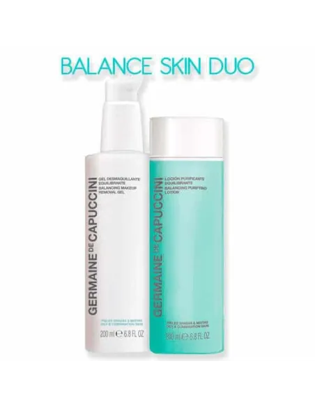 Germaine de Capuccini Balance Skin Dúo | Loción y Gel Desmaquillante para Piel Grasa y Mixta Germaine de Capuccini Balance Skin Dúo | Loción y Gel Desmaquillante para Piel Grasa y Mixta
