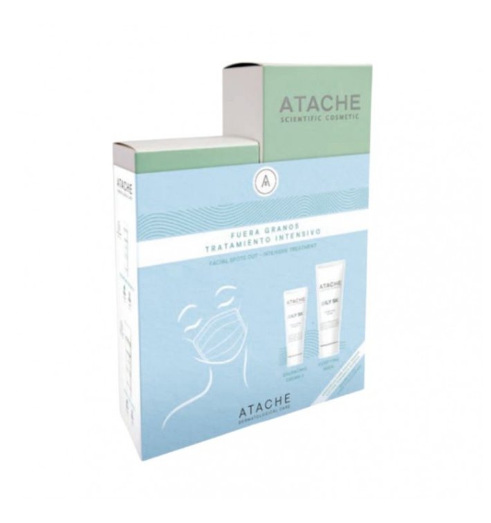 ATACHE Oily SK Pack Fuera Granos | Tratamiento Intensivo para Piel Grasa y con Acné