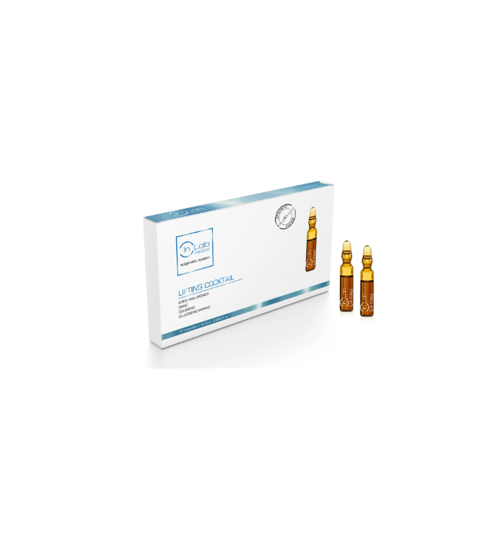 INLAB Ampollas Lifting Cocktail | Ampollas Tensoras y Reafirmantes con Efecto Lifting