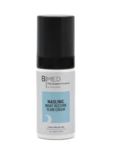 BMed Maslinic Night Restore Cream | Fluido Reparador de Noche con Ácido Maslínico