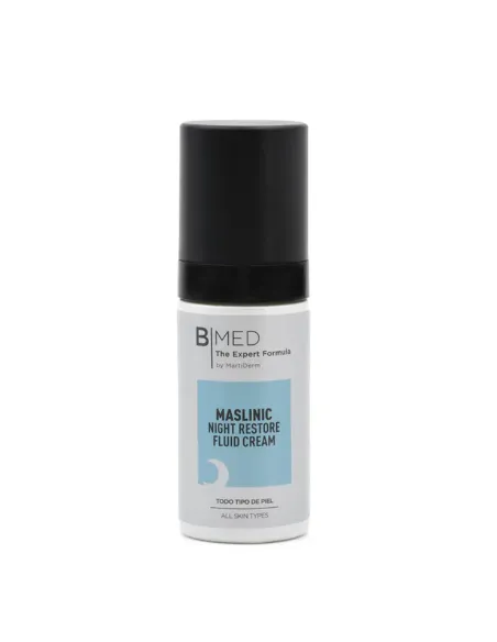 BMed Maslinic Night Restore Cream | Fluido Reparador de Noche con Ácido Maslínico