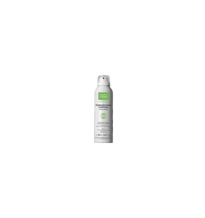 MartiDerm Acniover Spray Corporal | Tratamiento para Acné Corporal e Imperfecciones