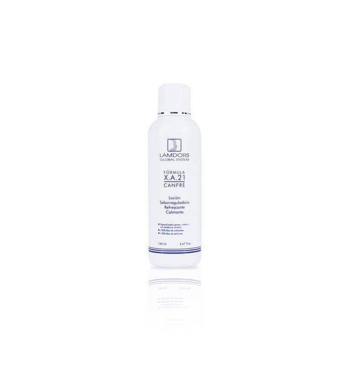Lamdors X.A.21 Canfre Loción Seborreguladora Calmante Facial 140 ml