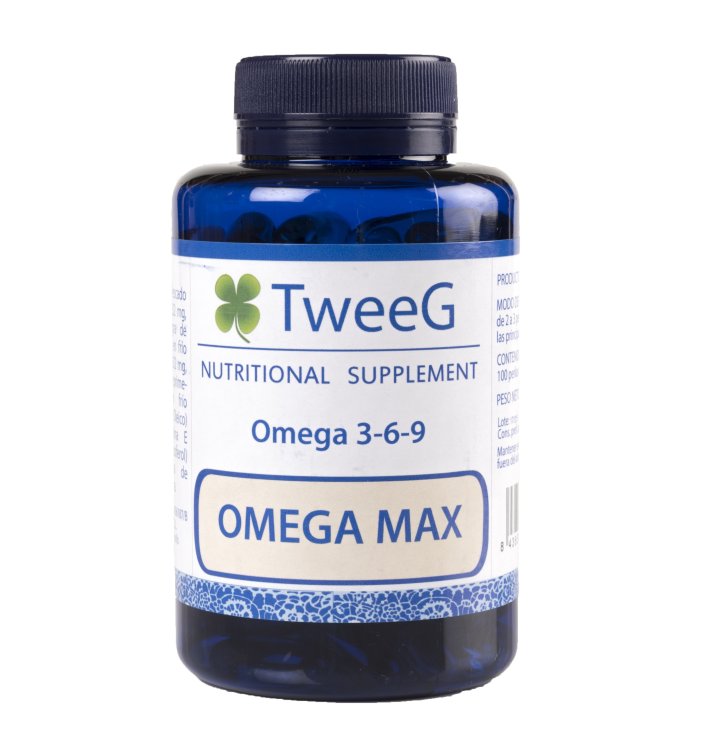 Tweeg Omega Max 100 perlas | Omega 3-6-9 para Corazón, Cerebro y Piel