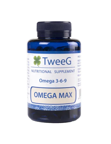 Tweeg Omega Max 100 perlas | Omega 3-6-9 para Corazón, Cerebro y Piel
