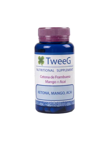 Tweeg Ketona Mango y Açai 60 cápsulas | Control de peso y energía natural