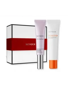 Skeyndor Kit Ojos Power C+ y Labios Corrective | Tratamiento Antioxidante y Rellenador