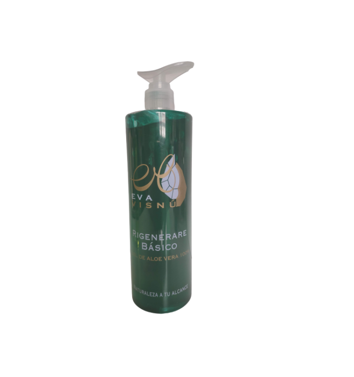 Eva Visnú Gel Aloe Rigenerare Básico | Gel Regenerador de Aloe Vera 100% con Ácido Hialurónico