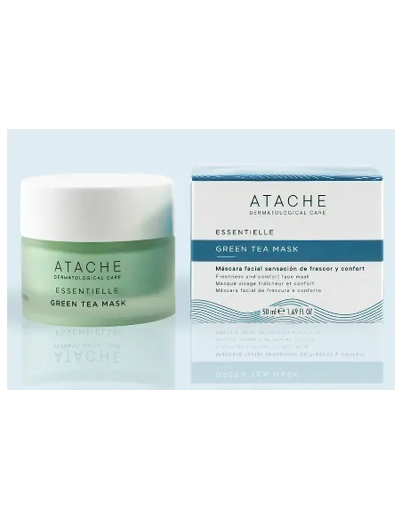 ATACHE Green Tea Mask | Mascarilla Facial Purificante y Calmante